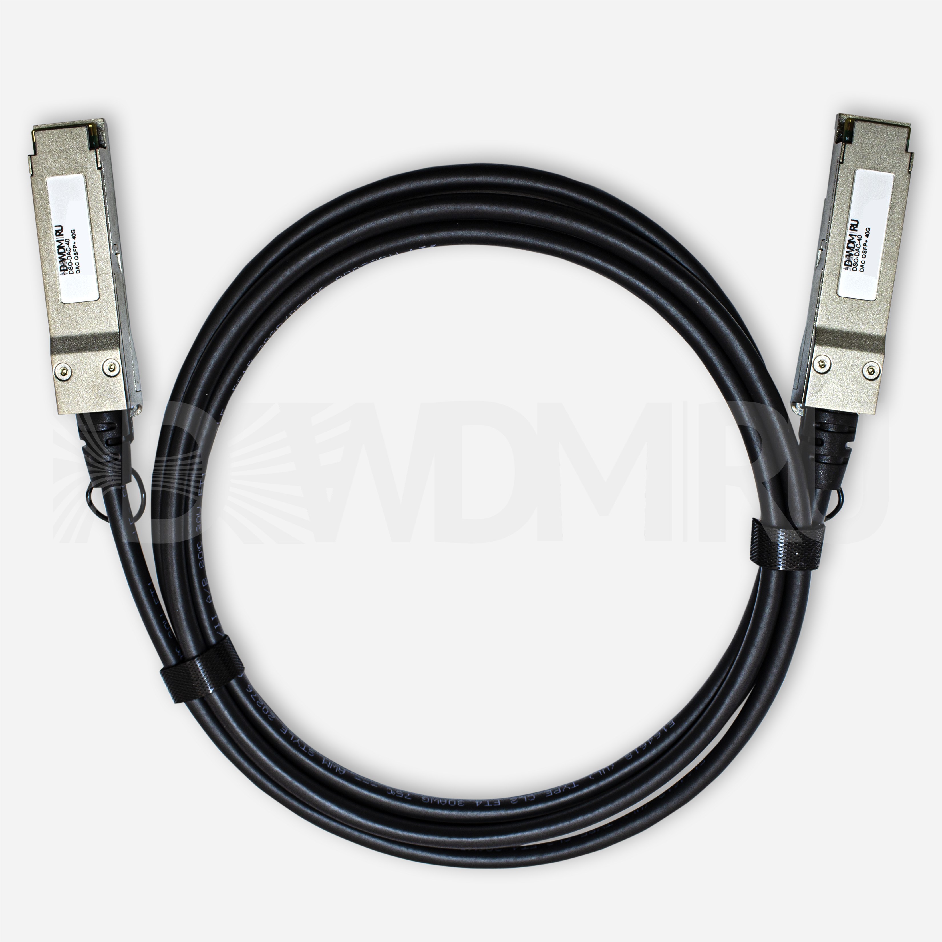 Mellanox совместимый кабель Direct Attached (DAC), QSFP+, 30AWG, 40 Гб/с, 1 м